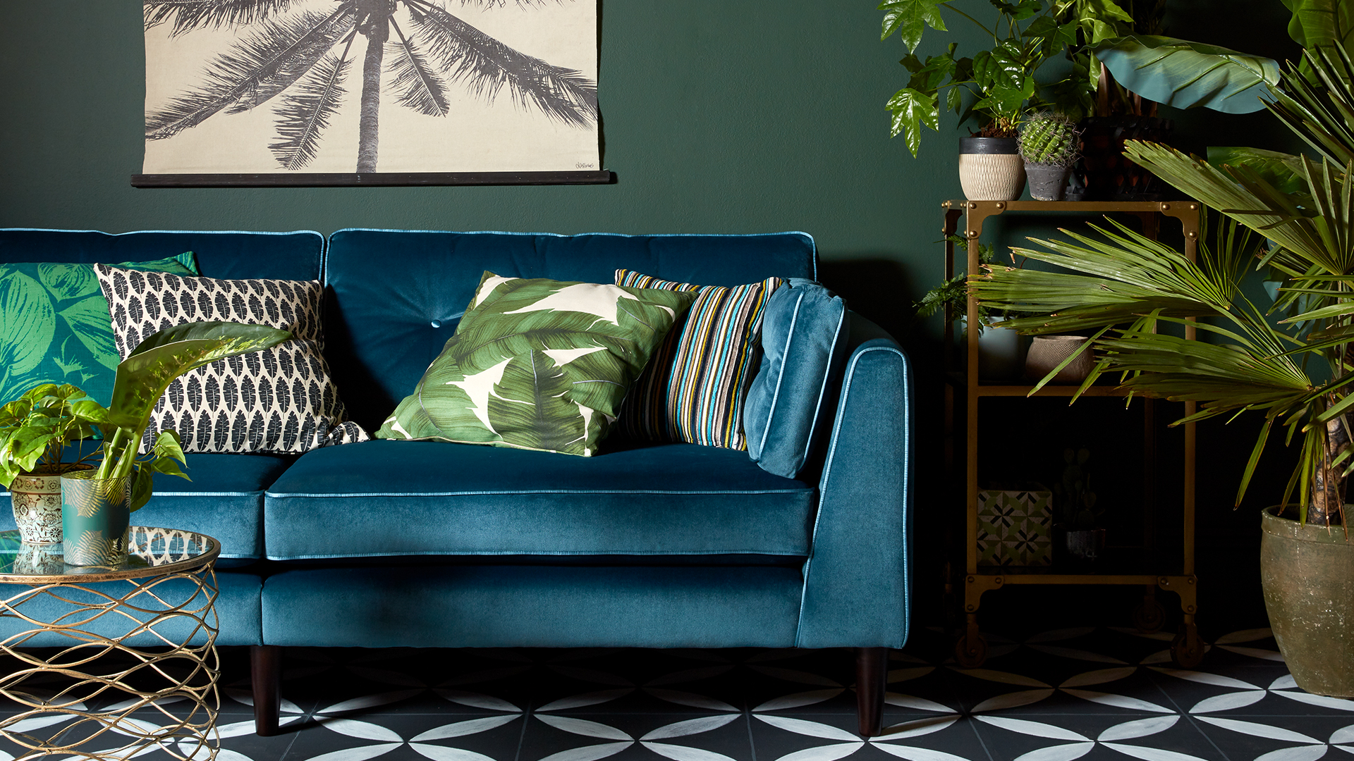 Totally Tropical sofa designs
