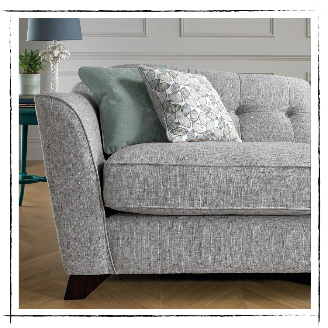 Sofology Bartelli grey fabric sofa