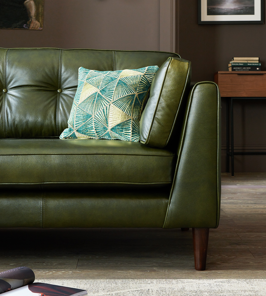 Green Sofas, Dark Green Leather Couch