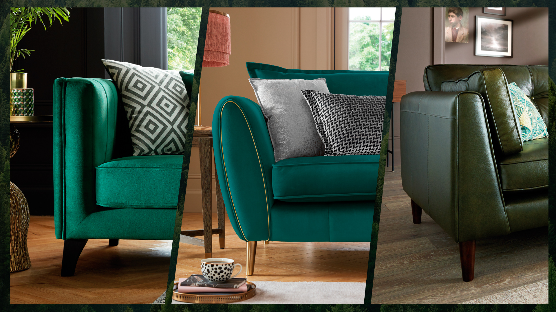 The Green Edit: Our top 5 favourite green sofas